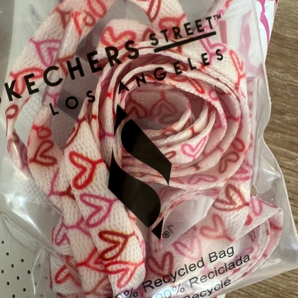 Skechers White w Red Heart Sneakers: JGoldcrown X Sketchers Collab - Picture 8 of 8